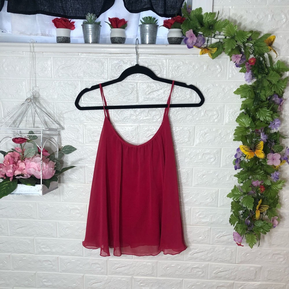 |🌼3/$30🌼NWOT Express Pink Flowy Tank Top Small